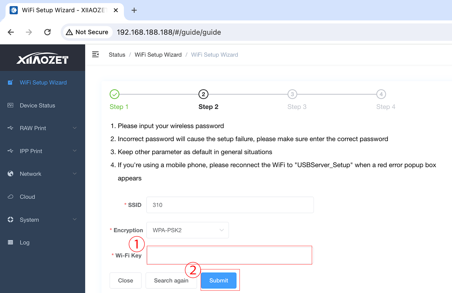 Local Print Server Step1 : How to Configure Print Server to Connect to the Local Network ...